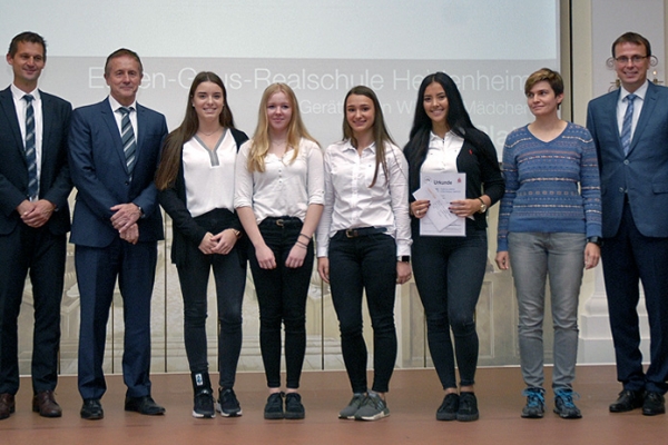 Eugen-Gaus-Realschule Heidenheim – Gerätturnen WK III/2 Mädchen – 1. Platz RMD-Cup