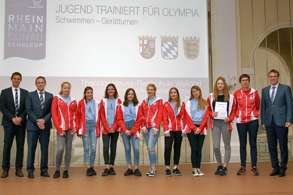 Theodor-Heuss-Realschule Walldorf – Schwimmen WK III/2 Mädchen – 1. Platz RMD-Cup