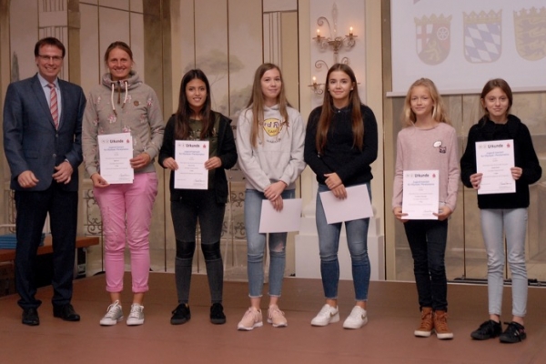 Carl-Netter Realschule Bühl – Gerätturnen WK III-2 Mädchen – 1. Platz RMD-Cup