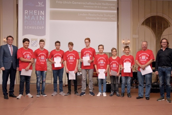 Fritz-Ulrich-Gemeinschaftsschule Heilbronn – Schwimmen WK III-2 Jungen – 1. Platz RMD-Cup