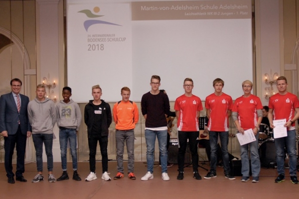 Martin-von-Adelsheim Schule Adelsheim – Leichtathletik WK III-2 Jungen – 1. Platz IBSC