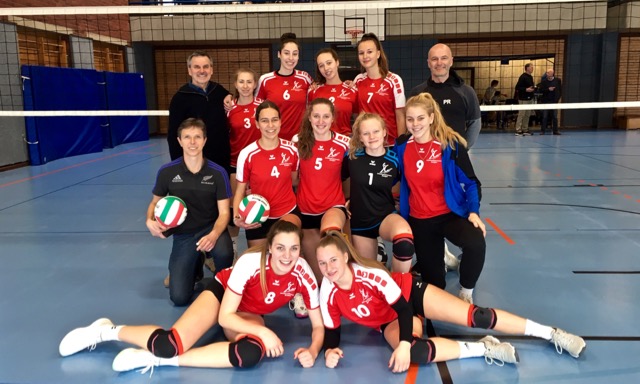 Sieger in WK II – Mädchen: Mannschaft des Schickhardt-Gymnasiums Stuttgart